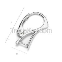 Sterling silver earring hook