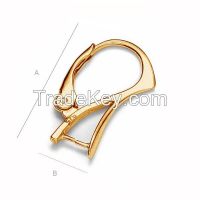 Sterling silver earring hook