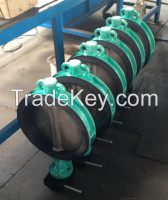 Wafer Type Butterfly Valve Rubber Lined
