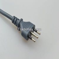 High quality power plug Italian type power cord IMQ approved AC power supply cord