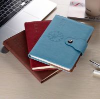 PU Leather Functional Notepad Embossed Logo Promotional Business Notebook