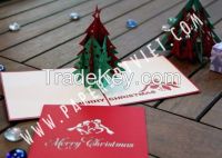 Pop up Christmas Card Xmas tree