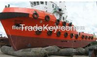 Marine equipment natural rubber ship airbags