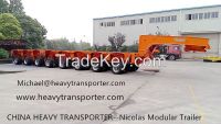 Modular Trailer-Hydraulic Multi Axle-Goldhofer-Nicolas MDED-Cometto-China Heavy Transporter