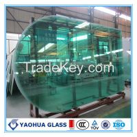 2015 hot sale top quality window door glass  clear tempered glass building glass
