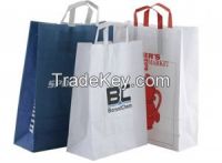 Flat Handle Paper Bag