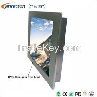 12.1 inch industrial embedded mount touch screen LCD monitor
