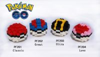Cheap Pokemon Go Monster Poke Ball of Building Blocks Mini Blocks TOY