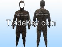 camo spearfishing suit