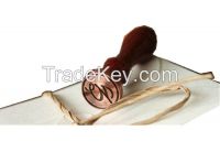 Roman Letter Sealing Wax Stamp Set for Gift 1 sealing Wax Stamp Head 1 wooden Handle 1 spoon