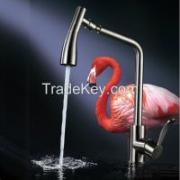 Deck Mounted Pull-Down Kitchen Faucet with On/Off Touch Activation