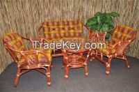 Modena Rattan Living Set