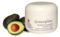 Greenplex Avocado Facial Moisturizing Cream with Hyaluronic Acid Vegan Organic for Dry Skin