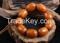 Old Mellite Barrel Beads Bracelet