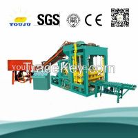 QT4-25 semi-automatic concrete block making machine