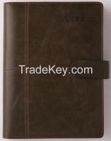 Leather business notebook PU cover notebook_China Printing Factory