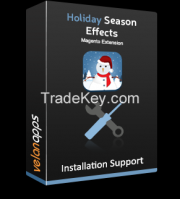 Magento Holiday Season Effects Extension - store.velanapps.com