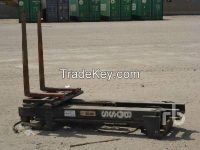 USED 3 stage mast with forks Equipment Attachment - Other