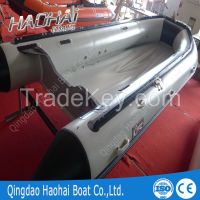 21.3ft 650 pvc inflatable boat with aluminum floor