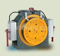Poles Gearless Traction Machine For Elevators / Lifts , Low Vibration and Low Noise , MINI