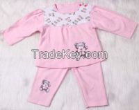 Lovely baby Girl clothing set with bear