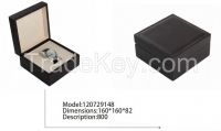 PU leather watch packaging box for  1 watch