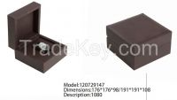 brown PU leather watch  boxes for single watch