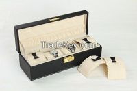 Leather packaging boxes for storage 5 watches