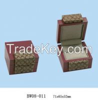 Jewelry packaging box for holder double rings
