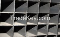 Longitudinal welded square pipes