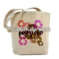 Best quality printed Vietnam cotton bags for shopping and promotion