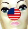 USA sponge clown nose