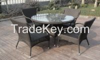 5pcs rattan dining set