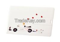 Wedding Gift Card-shaped USB with your Logo - USB 2.0 