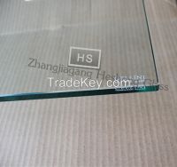3-12mm Flat Polished Edge Tempered Glass