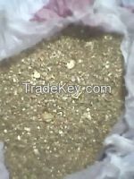 Alluvial Gold Dust and Gold Bar