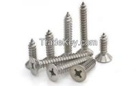 Countersunk Flat Head Tapping Screws with cross recessed