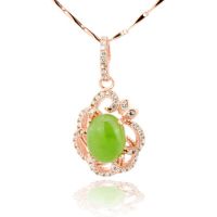 925 Sterling Silver Pendant Inlaid Opal