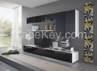 Modern Jolly Black Wall-Unit In Sydney