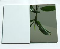 Aluminum mirror with white paint