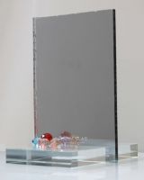 Light grey reflective glass