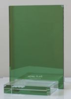 Natural green reflective glass
