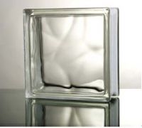 Cloudy glass block