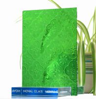 Green pattern glass