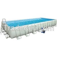 Intex Ultra Frame Rectangular Pool Set w/ Sand Filter Pump