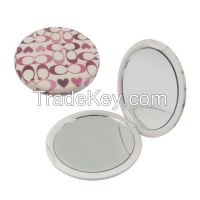 Top-rated Promotional Compact Mirrors with 2X Magnifying, Optional Colors and Patterns