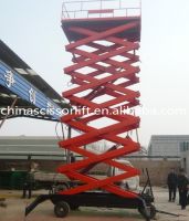 Mobile Hydraulic Scissor Aerial Work Lifter Platform