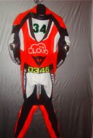 LEATHER RACING SUIT MOTORBIKE/MOTORCYCLE RACING LEATHER SUIT