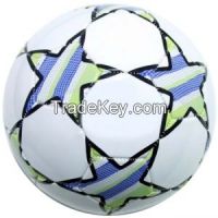 Soccer Ball Size 5 (White and Purple Stars)