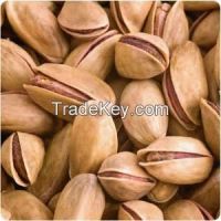  Hot selling 100% natural open pistachio nuts (long and round shape) 